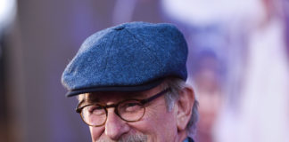 Steven Spielberg at the "Ready Player One" film premiere in 2018.