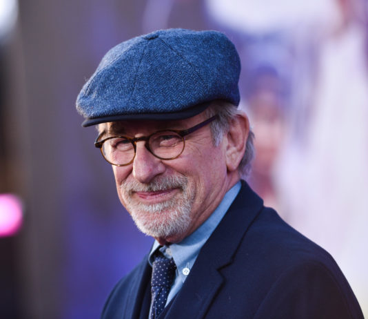 Steven Spielberg at the "Ready Player One" film premiere in 2018.