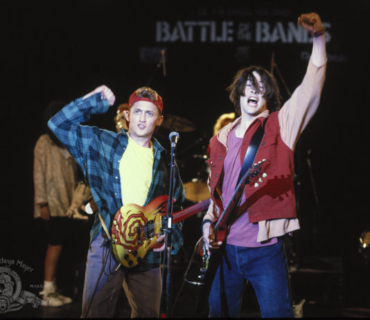 Keanu Reeves and Alex Winter are back for “Bill & Ted 3”