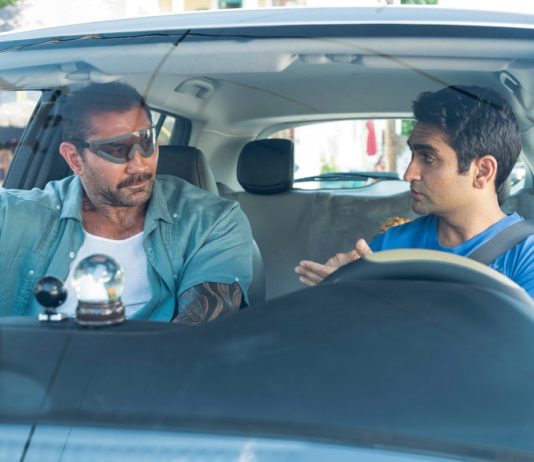 Dave Bautista Stars in Hilarious, Action-Packed Trailer for “Stuber”