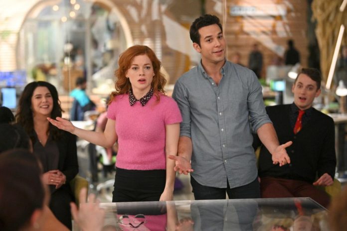 Jane Levy and Skylar Astin in 