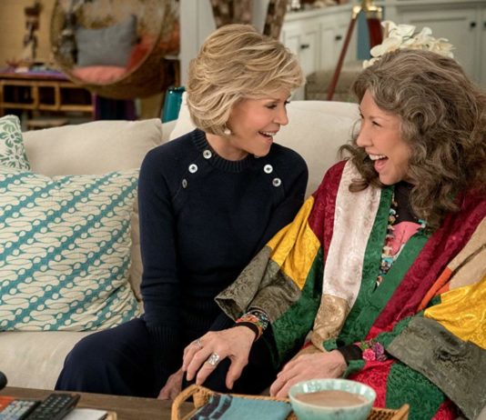 Jane Fonda and Lily Tomlin in "Grace and Frankie"