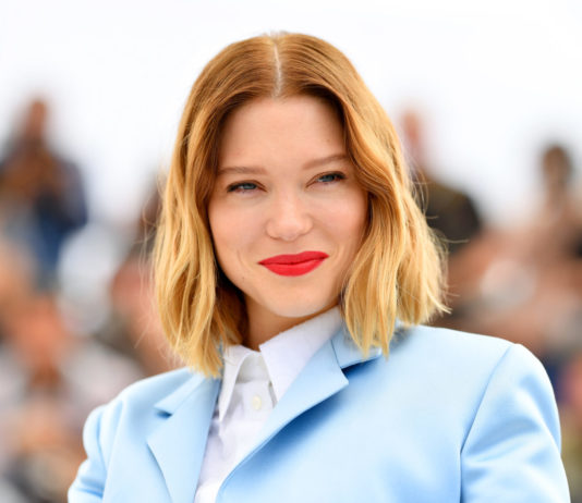 Lea Seydoux at the photocall for "Oh Mercy! (Roubaix, une Lumiere)" during the 72nd annual Cannes Film in 2019. Photo by Pascal Le Segretain/Getty Images