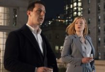 Jeremy Strong and Sarah Snook in "Succession"