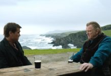 Colin Farrell and Brendan Gleeson in "The Banshees of Inisherin"