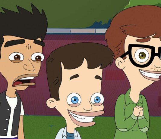Jason Mantzoukas, Nick Kroll, and John Mulaney in "Big Mouth"