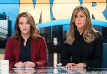Jennifer Aniston and Reese Witherspoon in "The Morning Show"