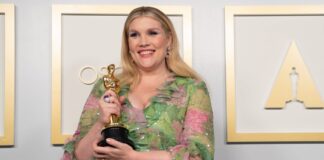Emerald Fennell at the 93rd Oscars in 2021