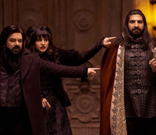 “What We Do in the Shadows” to End After Six Seasons Kayvan Novak, Matt Berry, and Natasia Demetriou in "What We Do in the Shadows"