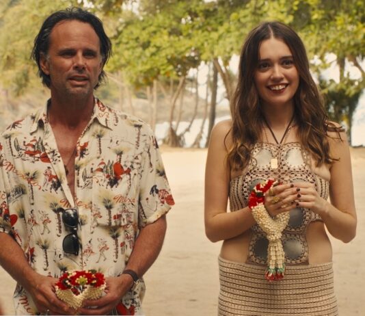 “The White Lotus” Season 3 Teaser Takes Us To Thailand Walton Goggins and Aimee Lou Wood in "The White Lotus"