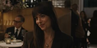 Dakota Johnson is Stuck in a Love Triangle in “Materialists” Trailer Screenshot from “Materialists”